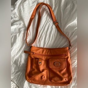 Orange Rosetti Purse w/ Adjustable Strap & phone pouch - crossover/shoulder bag